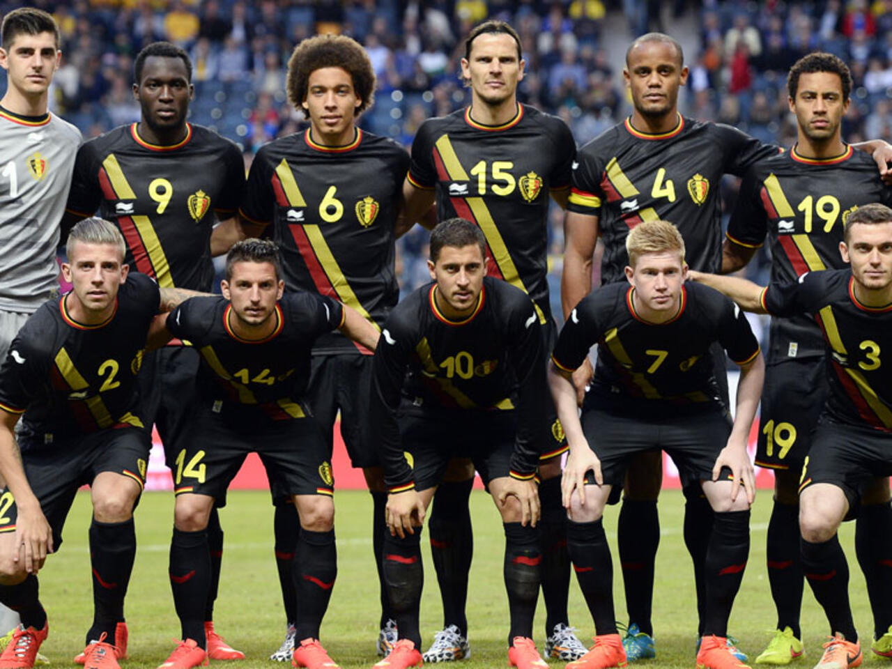 team photo for Belgium